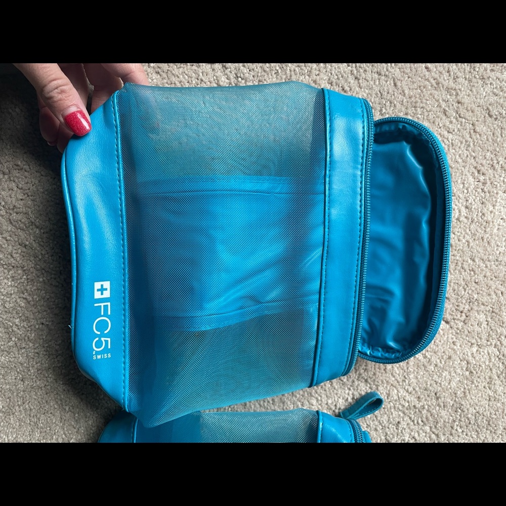 2 Blue Arbonne totes.